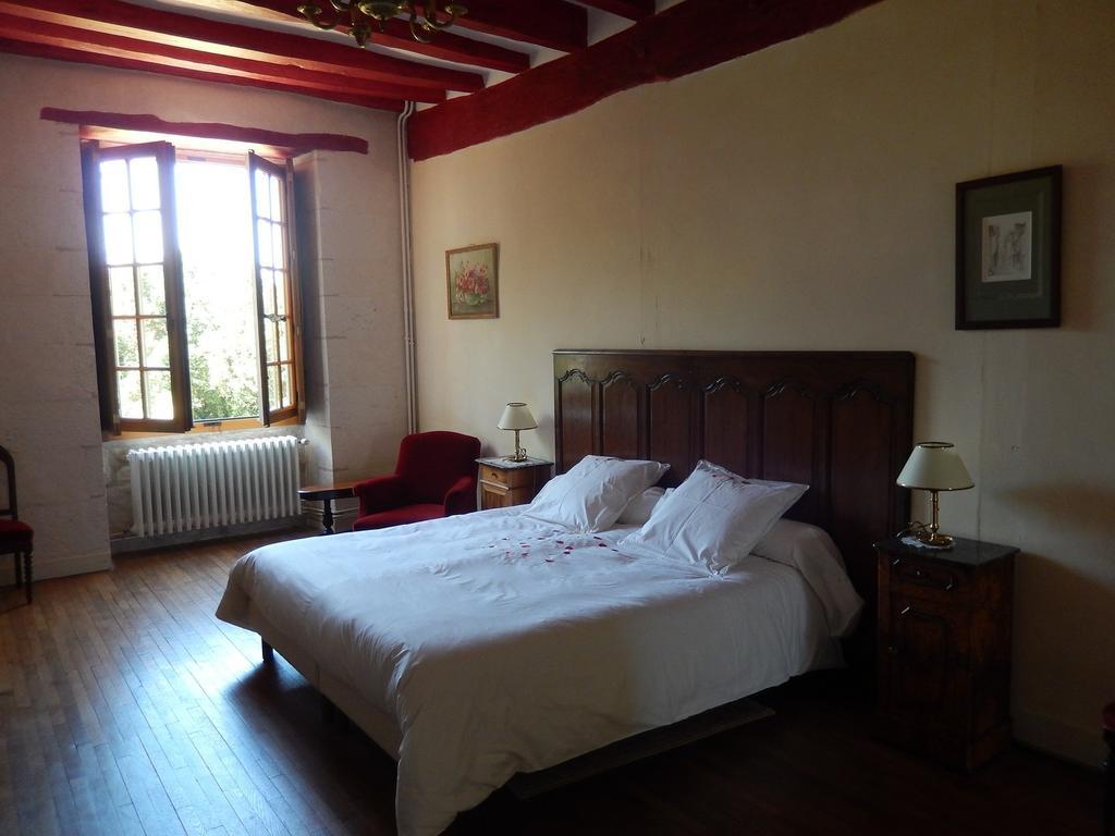 Chateau De La Noblaye Bed and Breakfast Lemere Rum bild